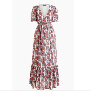 J.Crew v-neck maxi dress, Size Small